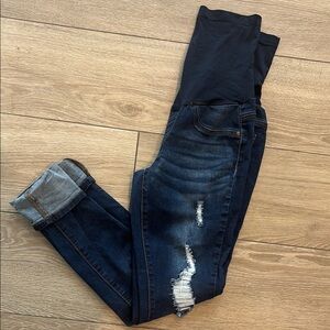 Dark Wash Maternity Jeans